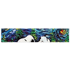 Dog House Vincent Van Gogh s Starry Night Parody Small Premium Plush Fleece Scarf by Modalart