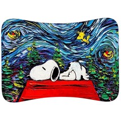 Dog House Vincent Van Gogh s Starry Night Parody Velour Seat Head Rest Cushion by Modalart