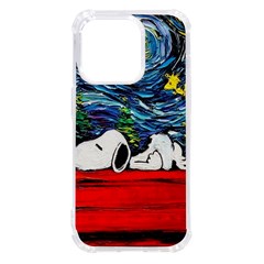 Dog House Vincent Van Gogh s Starry Night Parody Iphone 14 Pro Tpu Uv Print Case