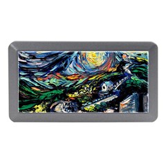 The Great Wall Nature Painting Starry Night Van Gogh Memory Card Reader (mini) by Modalart