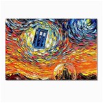 Tardis Starry Night Doctor Who Van Gogh Parody Postcards 5  x 7  (Pkg of 10) Front