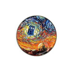 Tardis Starry Night Doctor Who Van Gogh Parody Hat Clip Ball Marker (10 Pack) by Modalart