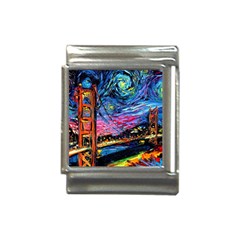 Golden Gate Bridge Starry Night Vincent Van Gogh Italian Charm (13mm) by Modalart