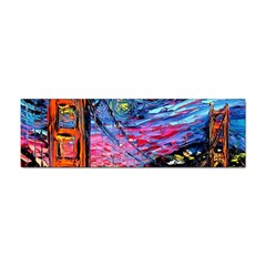 Golden Gate Bridge Starry Night Vincent Van Gogh Sticker Bumper (100 Pack) by Modalart