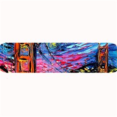 Golden Gate Bridge Starry Night Vincent Van Gogh Large Bar Mat by Modalart