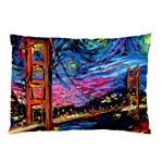 Golden Gate Bridge Starry Night Vincent Van Gogh Pillow Case 26.62 x18.9  Pillow Case