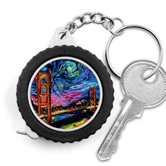 Golden Gate Bridge Starry Night Vincent Van Gogh Measuring Tape by Modalart