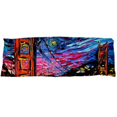 Golden Gate Bridge Starry Night Vincent Van Gogh Body Pillow Case Dakimakura (two Sides) by Modalart