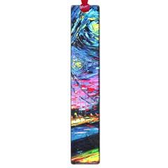 Golden Gate Bridge Starry Night Vincent Van Gogh Large Book Marks by Modalart