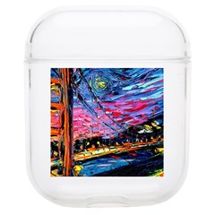 Golden Gate Bridge Starry Night Vincent Van Gogh Soft Tpu Airpods 1/2 Case by Modalart