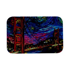 Golden Gate Bridge Starry Night Vincent Van Gogh Open Lid Metal Box (silver)   by Modalart