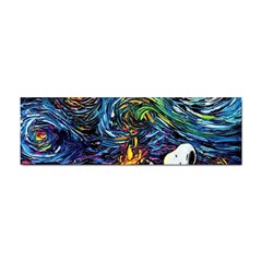 Dog Cartoon Starry Night Print Van Gogh Parody Sticker Bumper (10 Pack) by Modalart