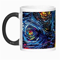 Dog Cartoon Starry Night Print Van Gogh Parody Morph Mug by Modalart