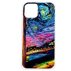 Golden Gate Bridge Starry Night Vincent Van Gogh Iphone 12 Pro Max Tpu Uv Print Case by Modalart