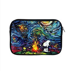 Dog Cartoon Starry Night Print Van Gogh Parody Apple Macbook Pro 15  Zipper Case by Modalart