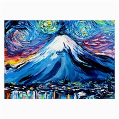 Mount Fuji Art Starry Night Van Gogh Large Glasses Cloth