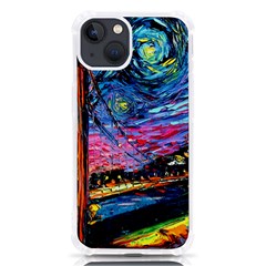 Golden Gate Bridge Starry Night Vincent Van Gogh Iphone 13 Tpu Uv Print Case by Modalart