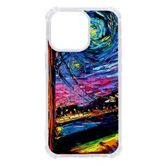 Golden Gate Bridge Starry Night Vincent Van Gogh Iphone 13 Pro Tpu Uv Print Case by Modalart