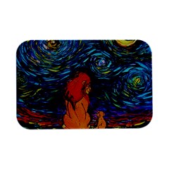 Lion Art Starry Night Van Gogh Open Lid Metal Box (silver)   by Modalart