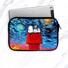 Red House Dog Cartoon Starry Night Apple Ipad Mini Zipper Cases by Modalart