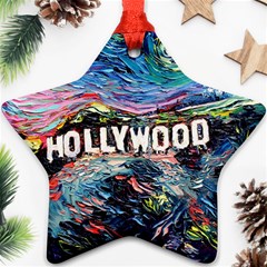 Hollywood Art Starry Night Van Gogh Ornament (star)