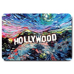 Hollywood Art Starry Night Van Gogh Large Doormat by Modalart