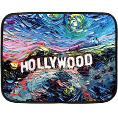 Hollywood Art Starry Night Van Gogh Fleece Blanket (mini) by Modalart