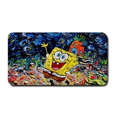 Art Cartoon Starry Night Van Gogh Medium Bar Mat by Modalart