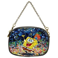 Art Cartoon Starry Night Van Gogh Chain Purse (one Side) by Modalart