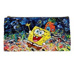 Art Cartoon Starry Night Van Gogh Pencil Case by Modalart