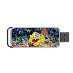 Art Cartoon Starry Night Van Gogh Portable Usb Flash (two Sides) by Modalart