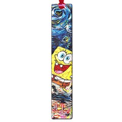 Art Cartoon Starry Night Van Gogh Large Book Marks by Modalart