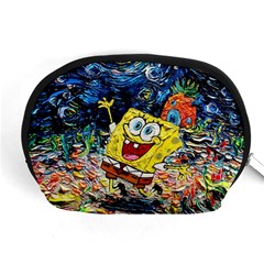 Art Cartoon Starry Night Van Gogh Accessory Pouch (medium) by Modalart