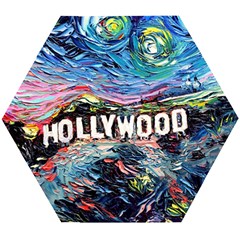 Hollywood Art Starry Night Van Gogh Wooden Puzzle Hexagon