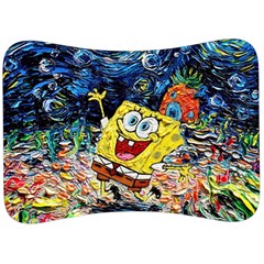 Art Cartoon Starry Night Van Gogh Velour Seat Head Rest Cushion by Modalart