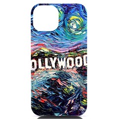 Hollywood Art Starry Night Van Gogh Iphone 14 Black Uv Print Case by Modalart