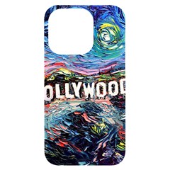 Hollywood Art Starry Night Van Gogh Iphone 14 Pro Black Uv Print Case by Modalart