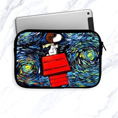 Dog Flying House Cartoon Starry Night Vincent Van Gogh Parody Apple Ipad Mini Zipper Cases by Modalart