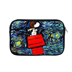 Dog Flying House Cartoon Starry Night Vincent Van Gogh Parody Apple Macbook Pro 13  Zipper Case by Modalart