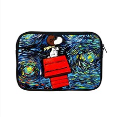 Dog Flying House Cartoon Starry Night Vincent Van Gogh Parody Apple Macbook Pro 15  Zipper Case by Modalart