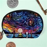 Cartoon Dog Vincent Van Gogh s Starry Night Parody Accessory Pouch (Large) Back