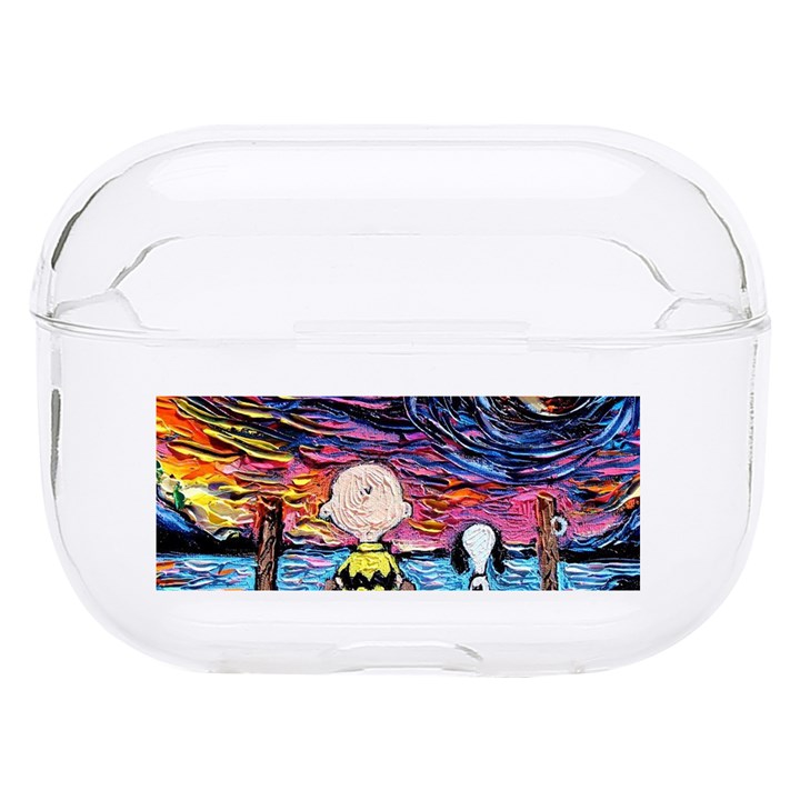 Cartoon Dog Vincent Van Gogh s Starry Night Parody Hard PC AirPods Pro Case