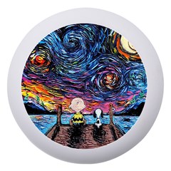 Cartoon Dog Vincent Van Gogh s Starry Night Parody Dento Box With Mirror by Modalart