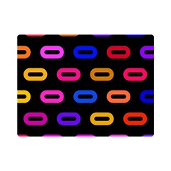 Pattern Background Structure Black Premium Plush Fleece Blanket (mini) by Pakjumat