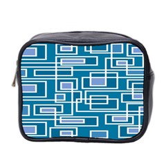 Geometric Rectangle Shape Linear Mini Toiletries Bag (two Sides) by Pakjumat