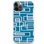 Geometric Rectangle Shape Linear iPhone 12 Pro max TPU UV Print Case Front