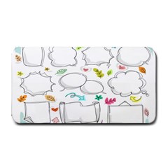 Set Chalk Out Chitchat Scribble Medium Bar Mat by Pakjumat