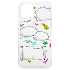 Set Chalk Out Chitchat Scribble Iphone 12/12 Pro Tpu Uv Print Case by Pakjumat