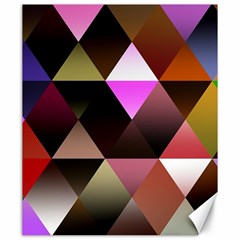 Abstract Geometric Triangles Shapes Canvas 20  X 24  by Pakjumat