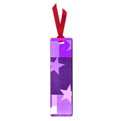 Purple Stars Pattern Shape Small Book Marks by Pakjumat